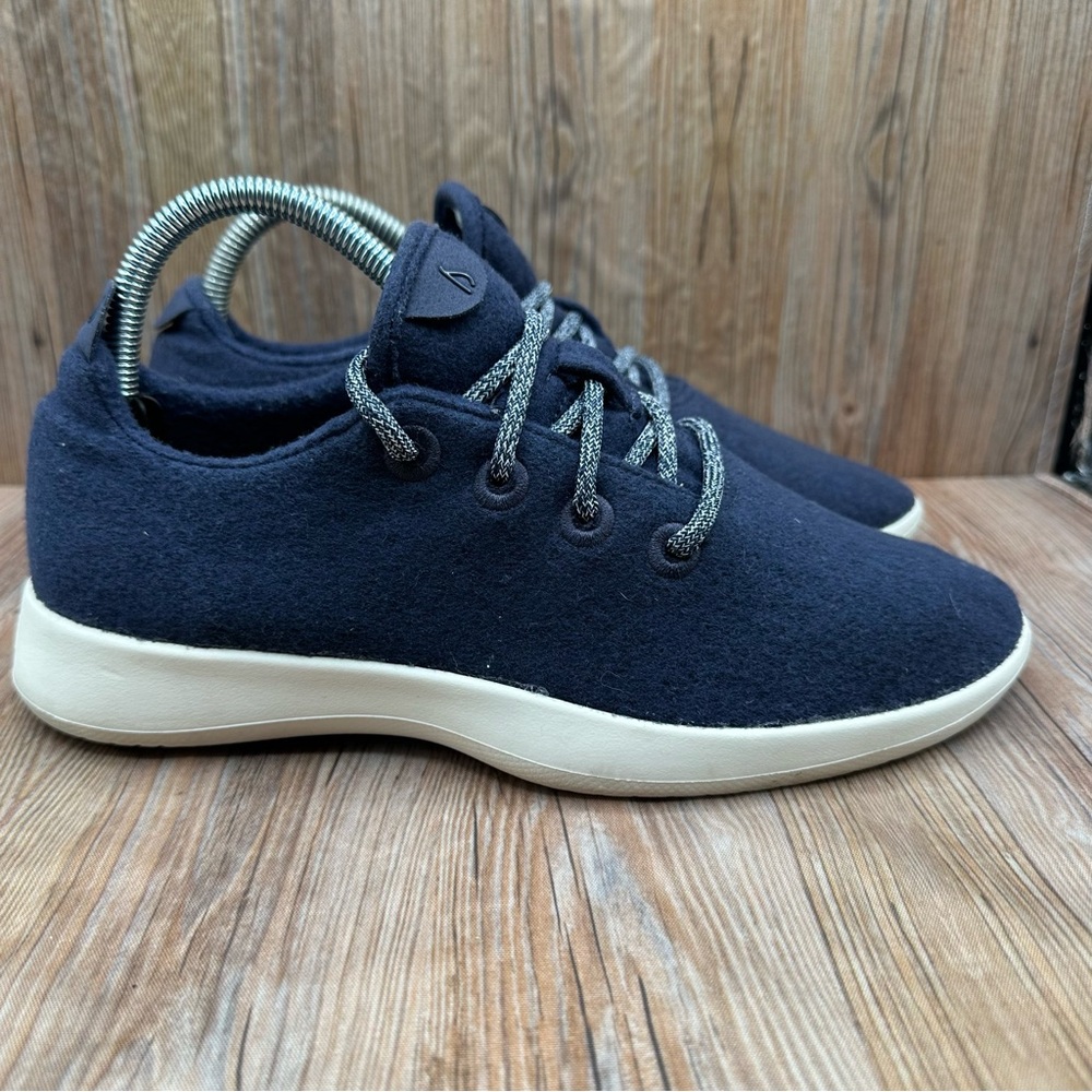Allbirds Mens Shoes Size 8 Wool Runners Casual Blue Comfort Low Top Sneaker
